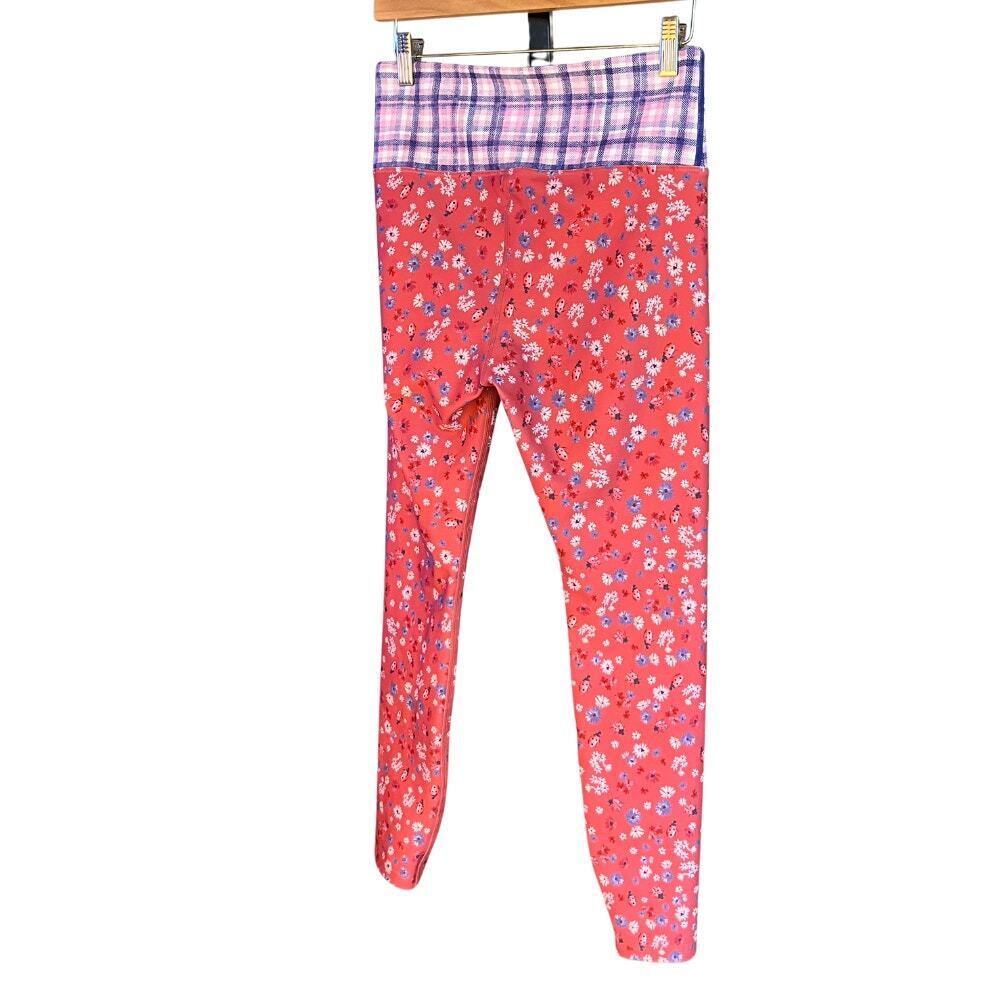 Anthropologie Active wear Kachel Floral Contrast Leggings - Picture 3 of 6